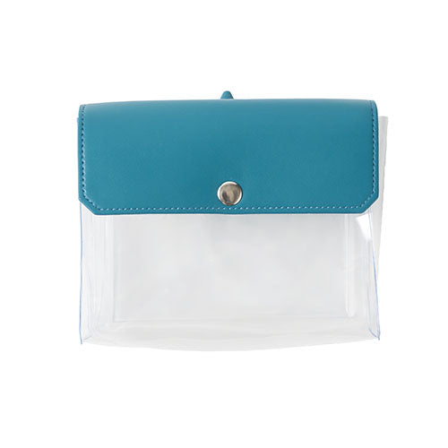 カラーフラップクリアポーチ(横型)