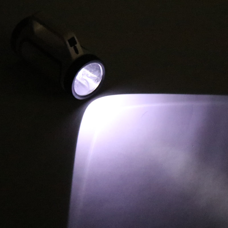 2WAY充電式ソーラー懐中電灯