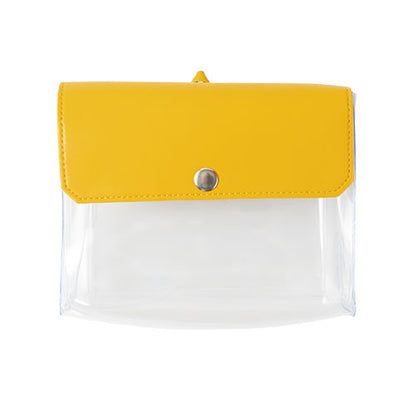 カラーフラップクリアポーチ(横型)