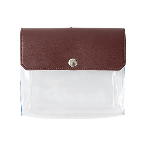 カラーフラップクリアポーチ(横型)