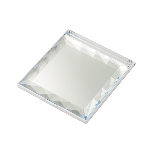 ジュエリーコンパクトミラー(白)