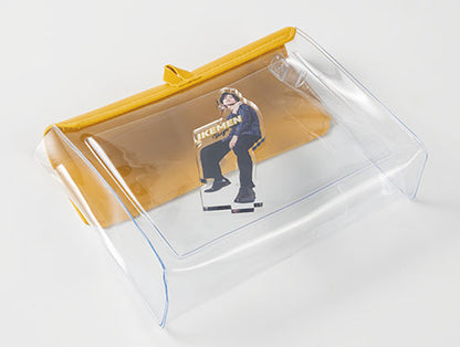 カラーフラップクリアポーチ(横型)