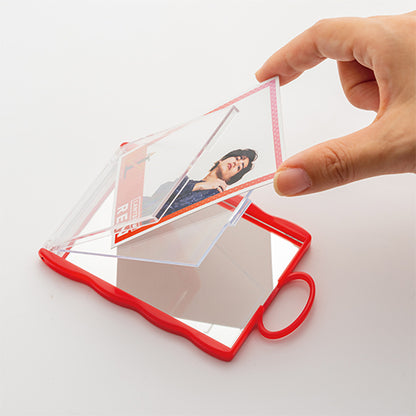 カードホルダーコンパクトミラー