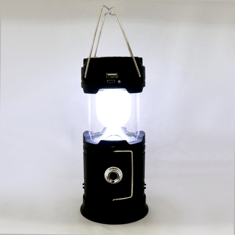 モバイルチャージ付き 2Wayソーラーランタン　