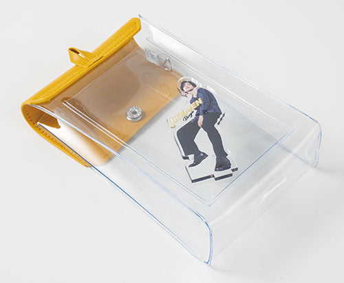 カラーフラップクリアポーチ(縦型)