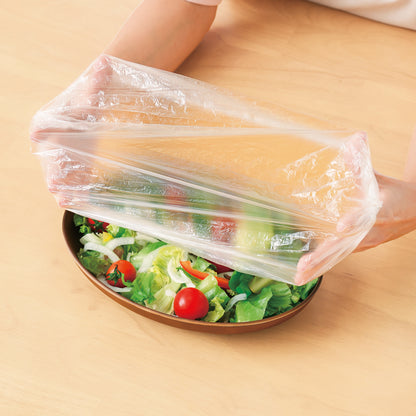 簡単かぶせるゴム付きラップ（100枚入り）