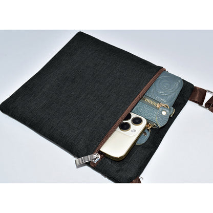 4ファスナーポケットショルダーバッグ