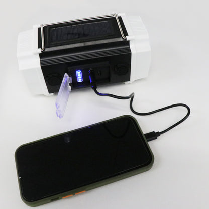 ソーラー充電多機能ライト