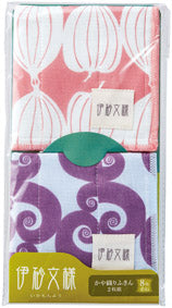 伊砂文様かや織りふきん　パッケージ