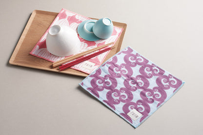 伊砂文様かや織りふきん　使用イメージ