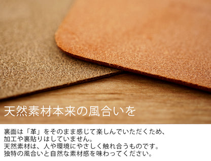 jour7［ジョルセ］/コースターの裏面は革をそのまま感じて楽しんでいただくために加工や裏貼はしていません