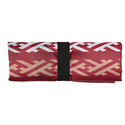 「健康長寿」折りたたみエコバッグ　折りたたんだイメージ