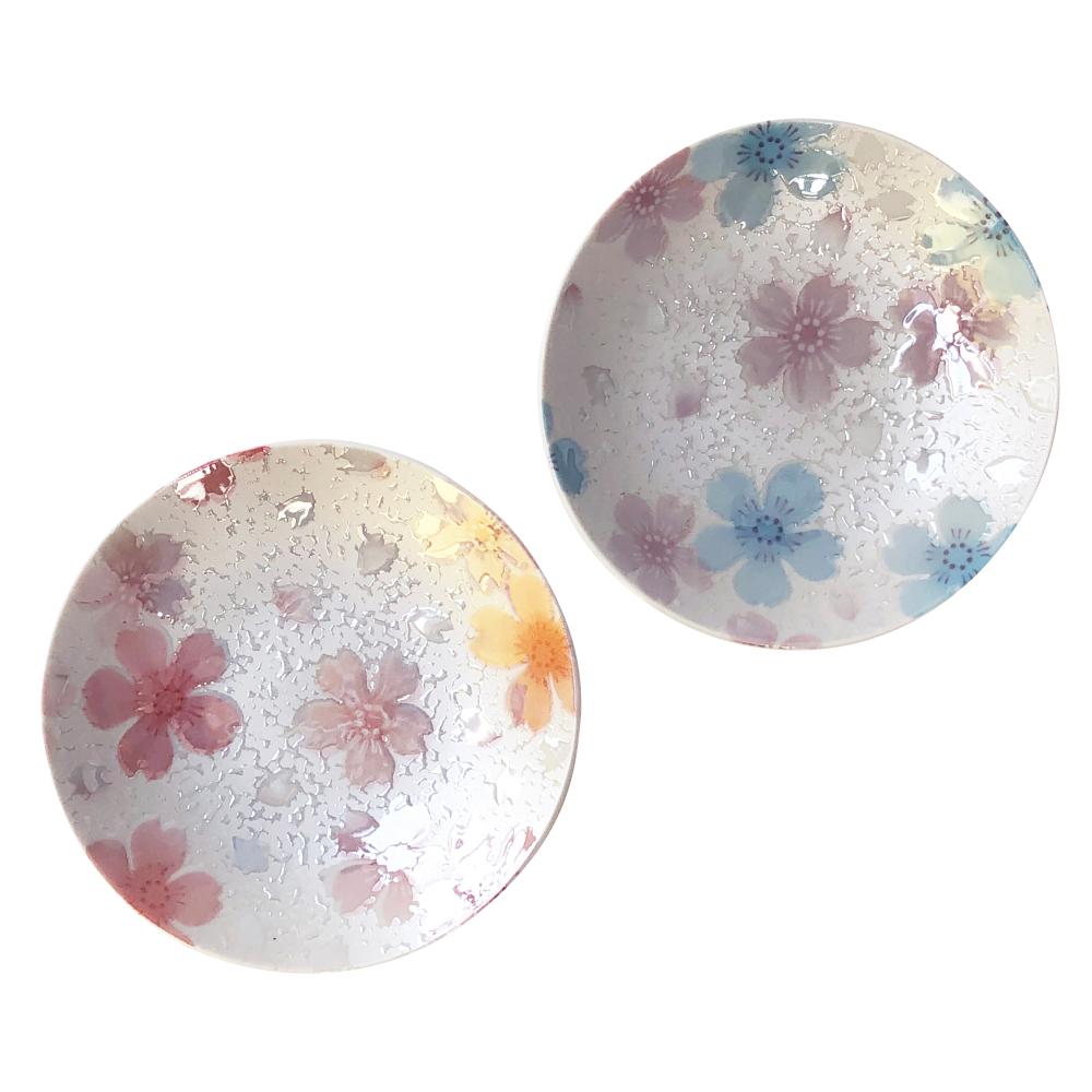 煌　ペア取皿２枚組 真上