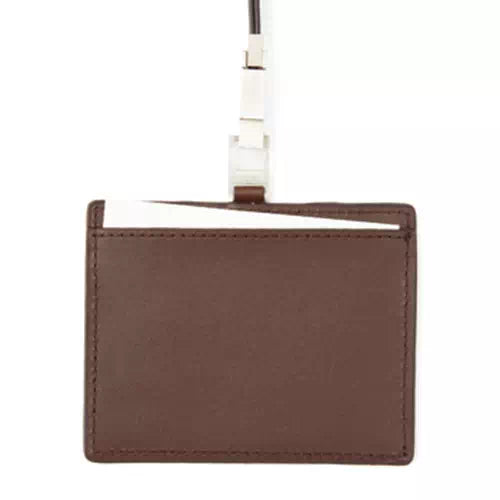 レザーIDカードホルダー（ネックストラップ付）　裏面