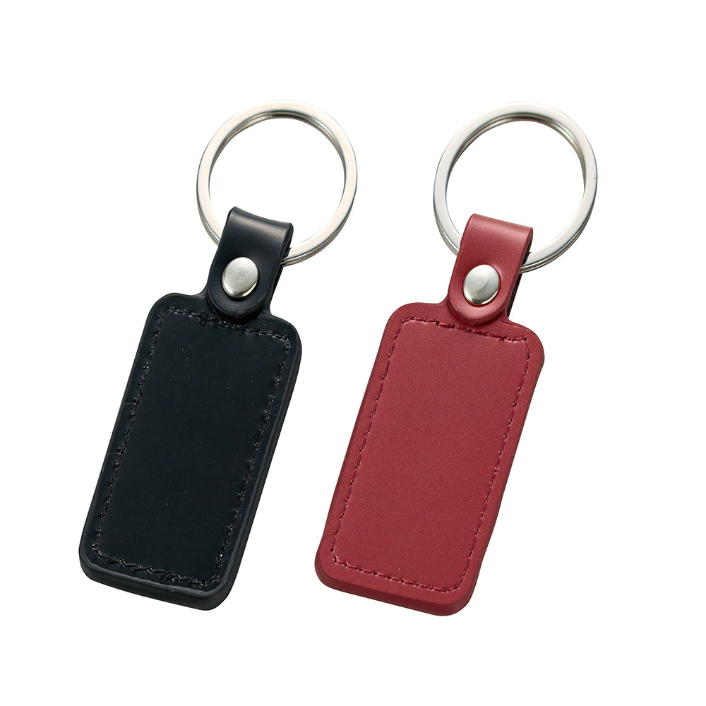 レザーキーホルダー　長方形　２色