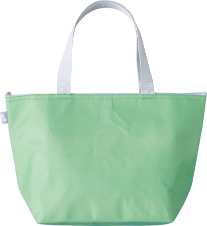 リル　再生PETポケット付保冷温バッグのグリーン反対面