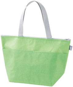 リル　再生PETポケット付保冷温バッグのグリーンポッケ面