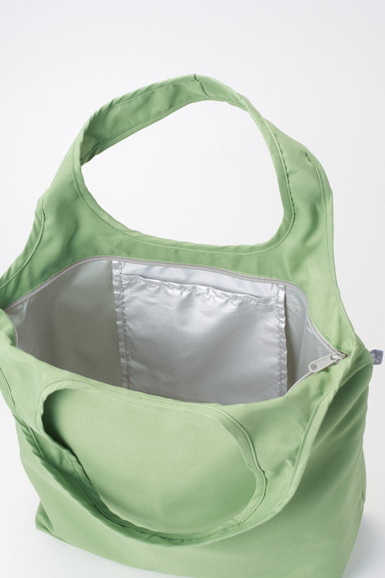 リル　再生PET保冷温ふんわりトートの上から見たイメージ