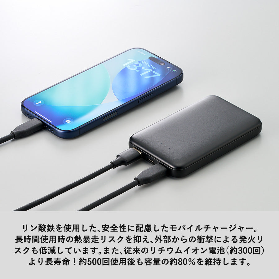 リン酸鉄モバイルチャージャー5000　使用イメージ