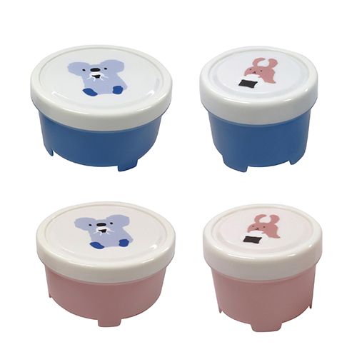 Little Pockets 小分けカップ2個組　ブルーとピンク