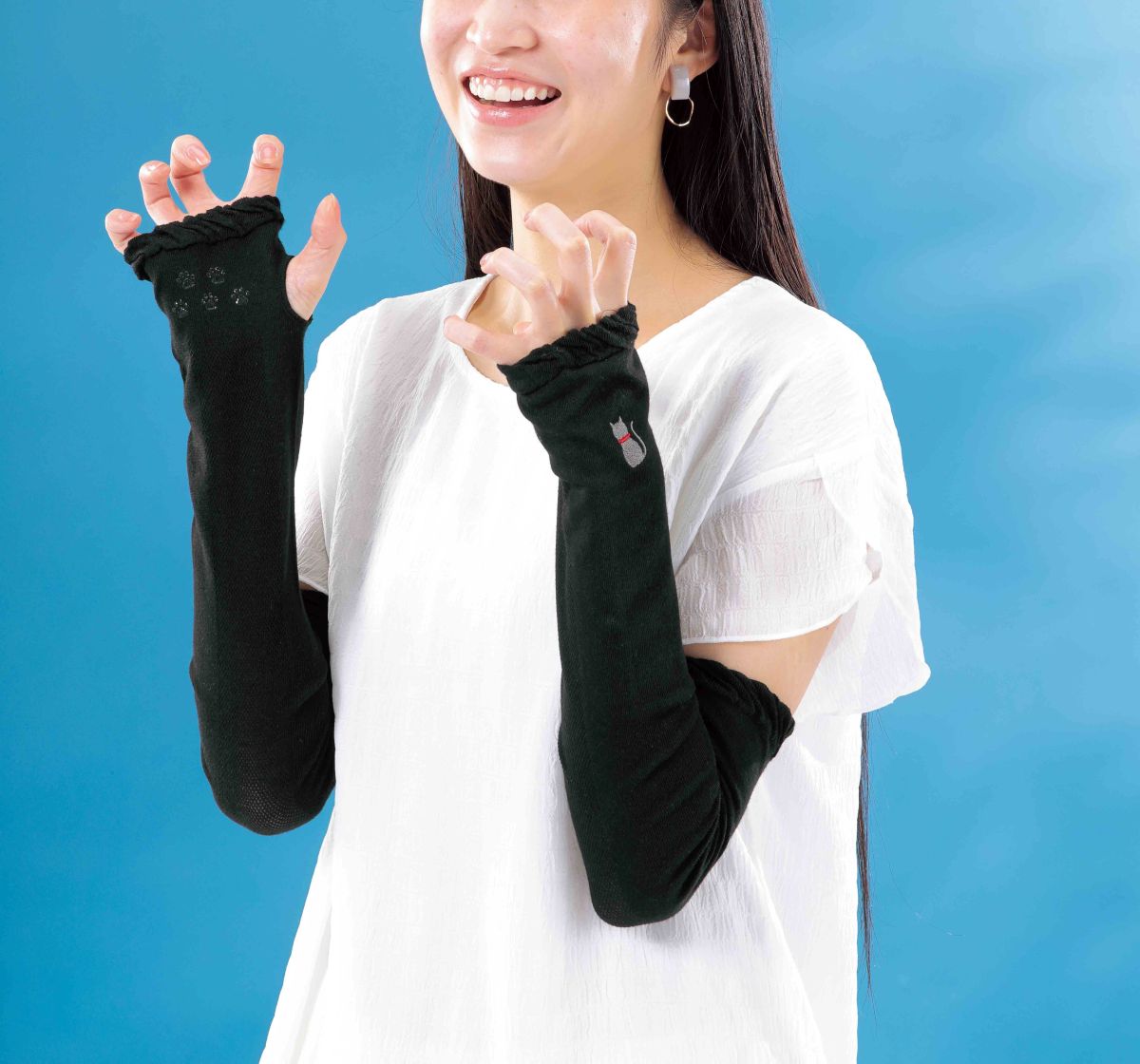 マード／刺繍ＵＶケアグローブ　使用イメージ 