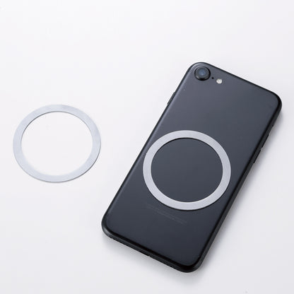 マグネット対応充電式フレキシブルアームファン　付属のマグネットリング付き