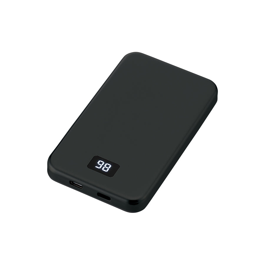 マグネット対応準固体電池モバイルチャージャー5000　ブラック
