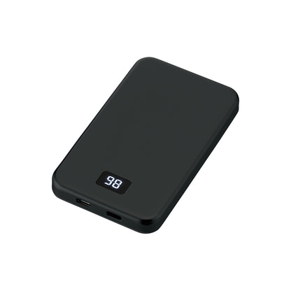 マグネット対応準固体電池モバイルチャージャー5000　ブラック