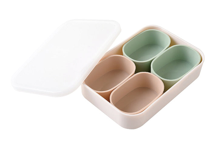 まるみの小分け保存カップ１組（オーバル）　セット内容