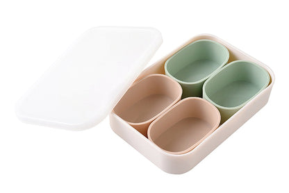 まるみの小分け保存カップ１組（オーバル）　セット内容