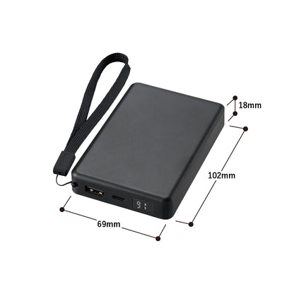 モバイルチャージャー8000　デジタル表示付　サイズ