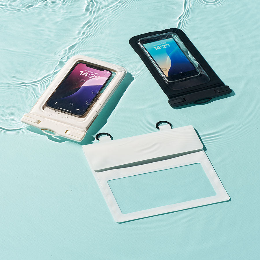 モバイルウォータープルーフポーチ　6.7インチ　ver.2　２色カラー比較
