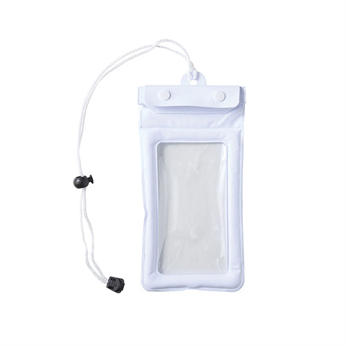 携帯防水ポーチ　ホワイト(表)