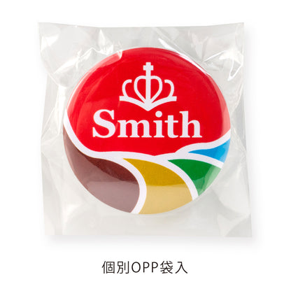缶バッジクリップピンΦ37mm　袋入りイメージ