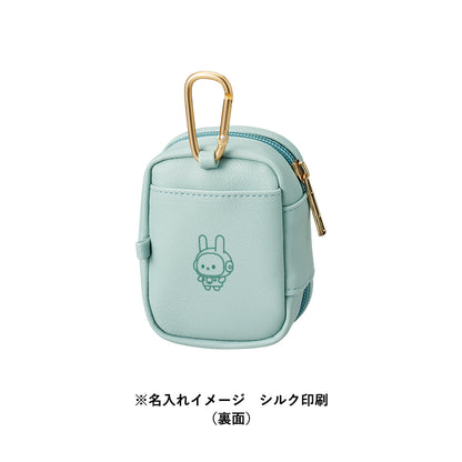 ぬいぐるみポーチ（S）　名入れ箇所イメージ　シルク印刷