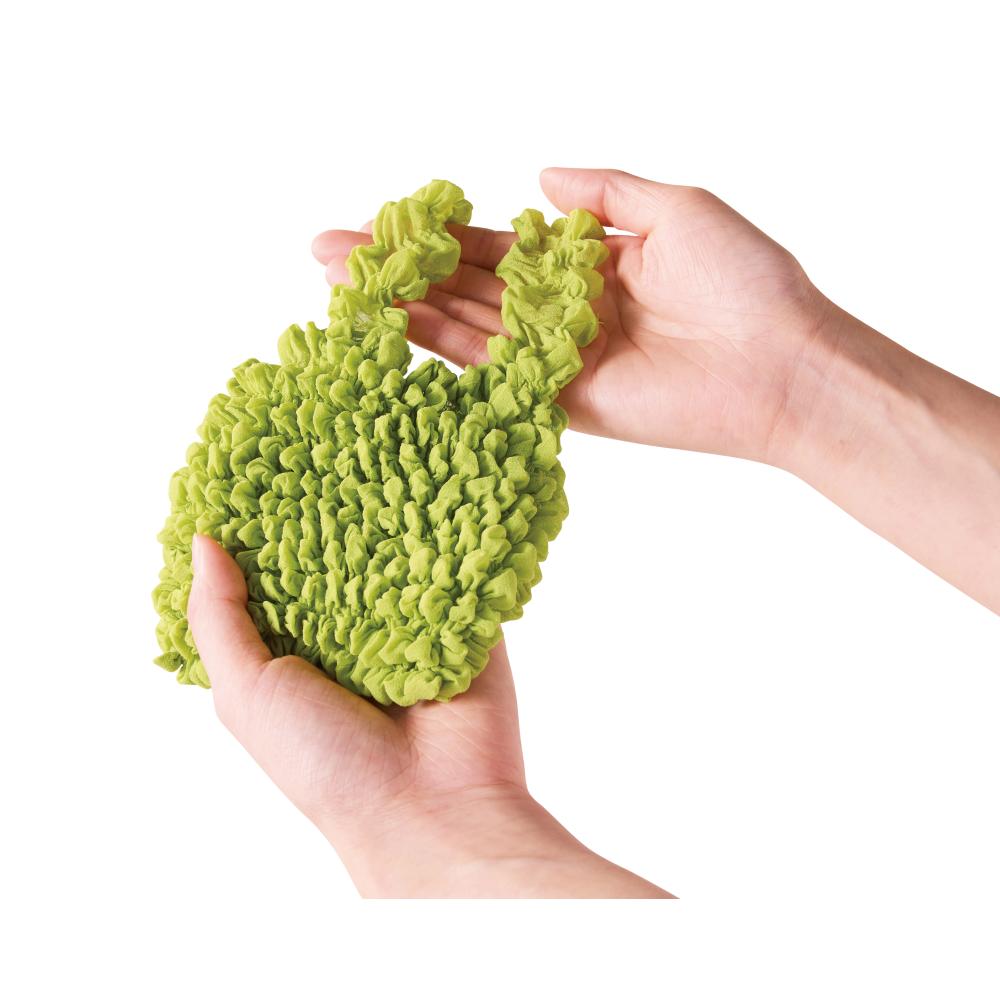 ぽこぽこドロールバッグ１個　収縮時大きさ