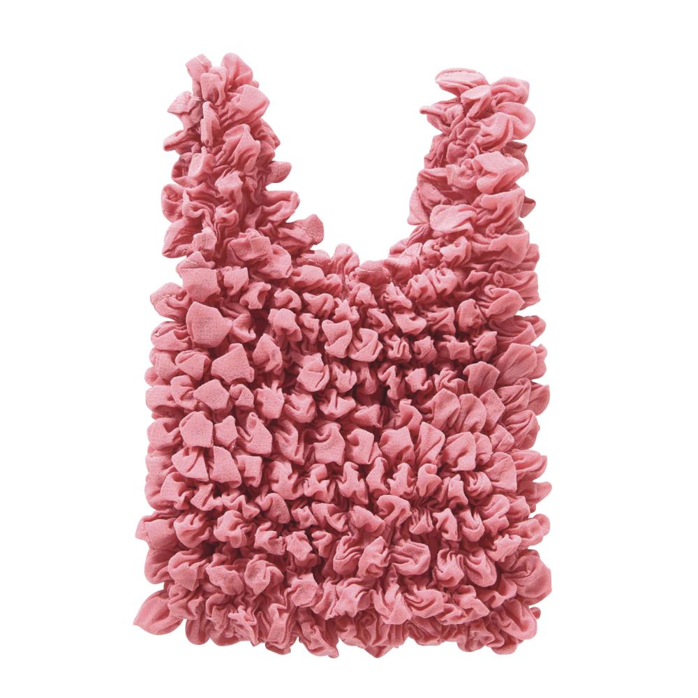 ぽこぽこドロールバッグ１個　ピンク