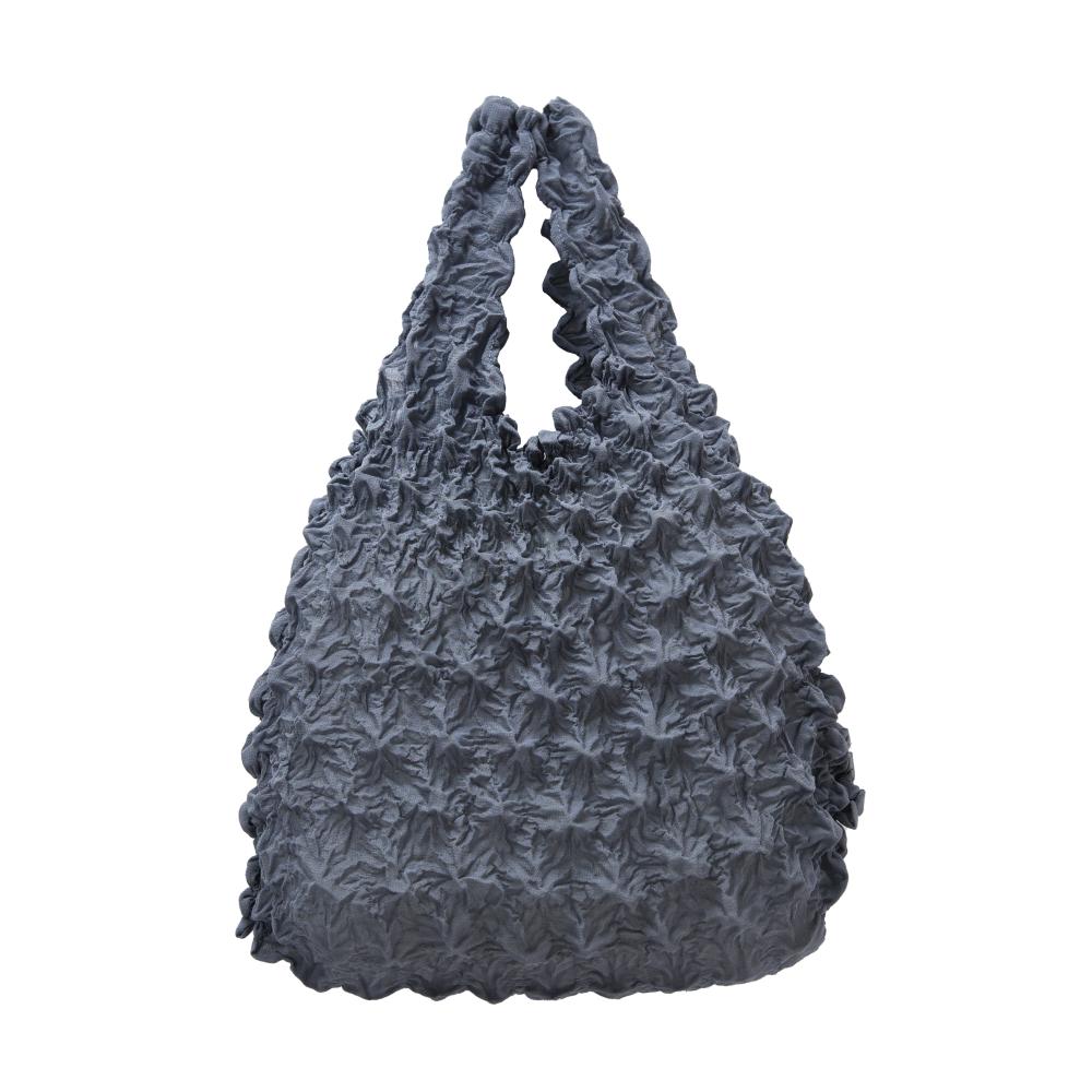 ぽこぽこドロールバッグ１個　使用時　グレー