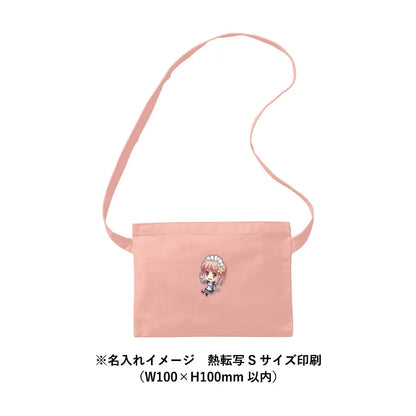 ポリキャンバスサコッシュ　熱転写Sサイズ印刷イメージ