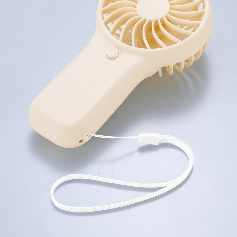 ポータブルハンディファン（ハンドストラップ付き）　ハンドストラップ部分アップ