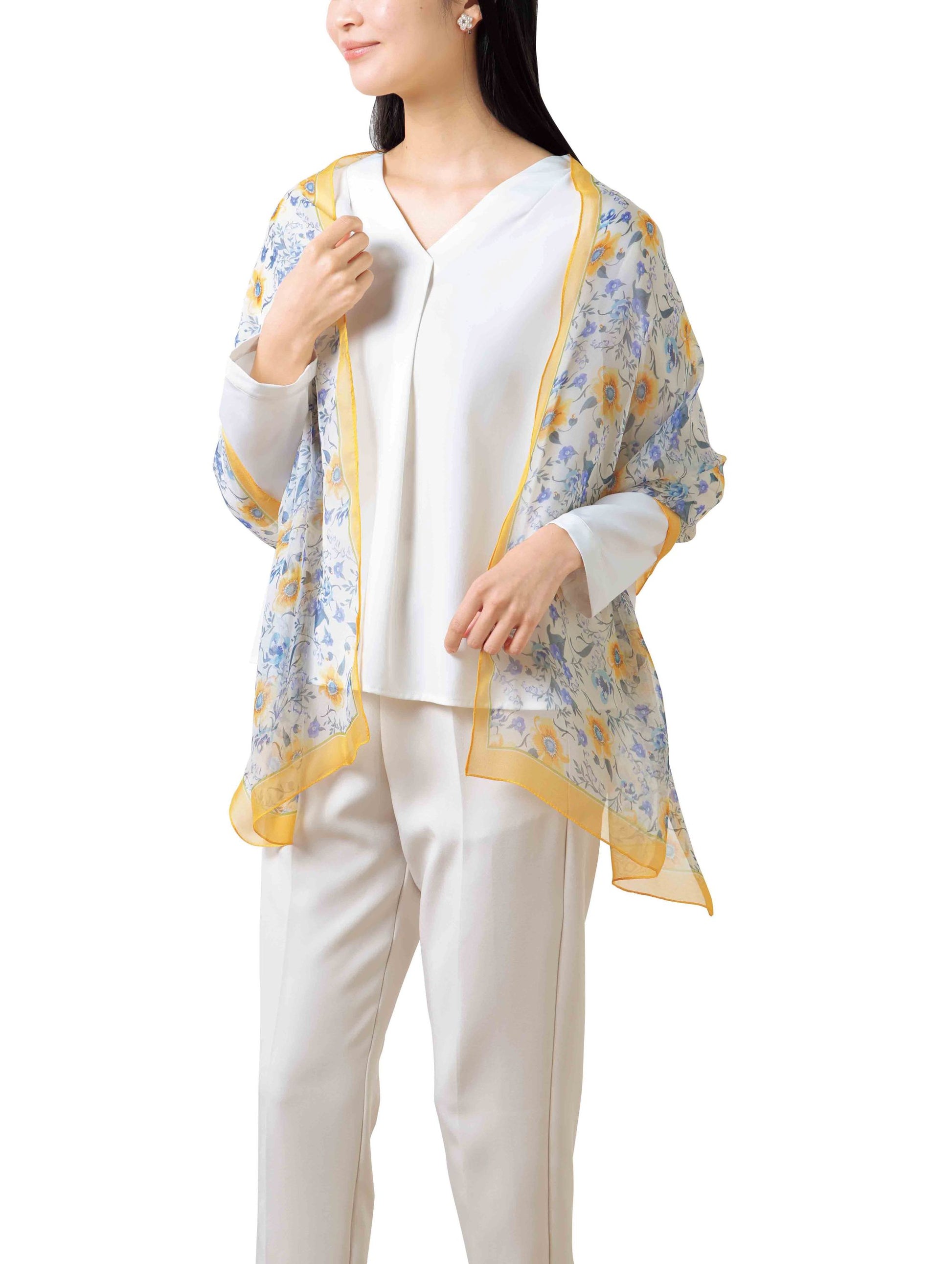 プランタン／シフォンストール　着用時