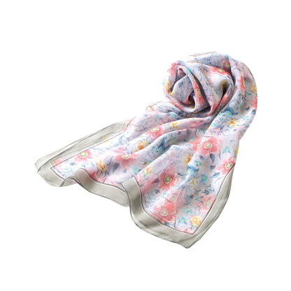 プランタン／シフォンストール　ライトグレー