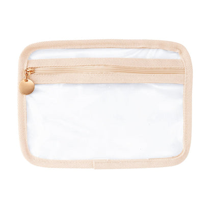 ピュアナ・クリアフラットポーチ　全体