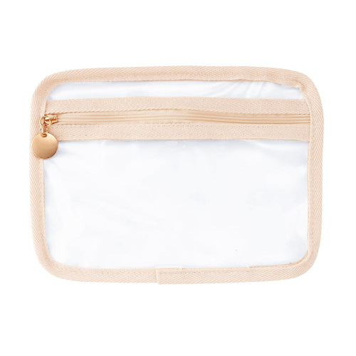 ピュアナ・クリアフラットポーチ　全体