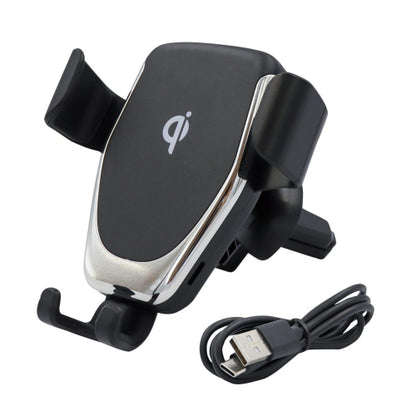 Ｑｉ車用ワイヤレス充電器　全体とタイプCけーケーブル