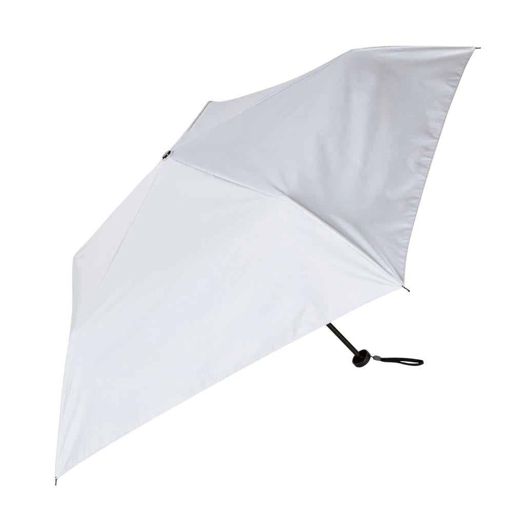 晴雨兼用　超軽量折りたたみ傘１本 グレーパープル