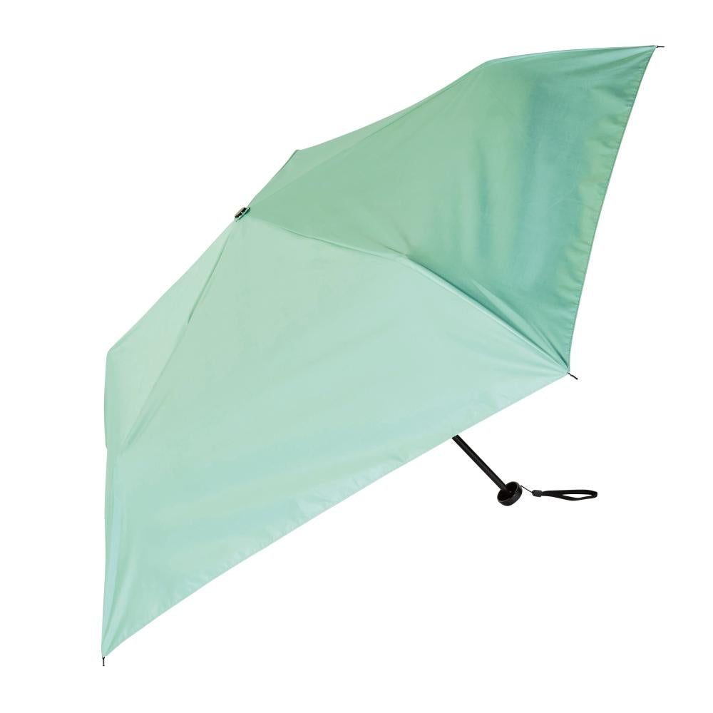 晴雨兼用　超軽量折りたたみ傘１本　ブルーグリーン