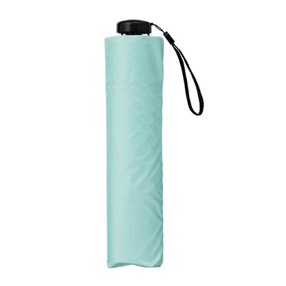 晴雨兼用　超軽量折りたたみ傘１本　折りたたみ例スカイブルー