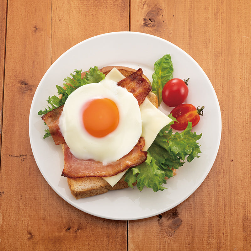 レンジで目玉焼き