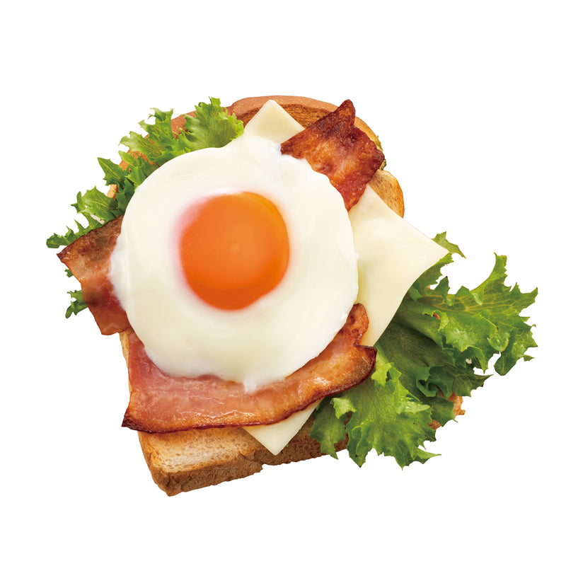 レンジで目玉焼き